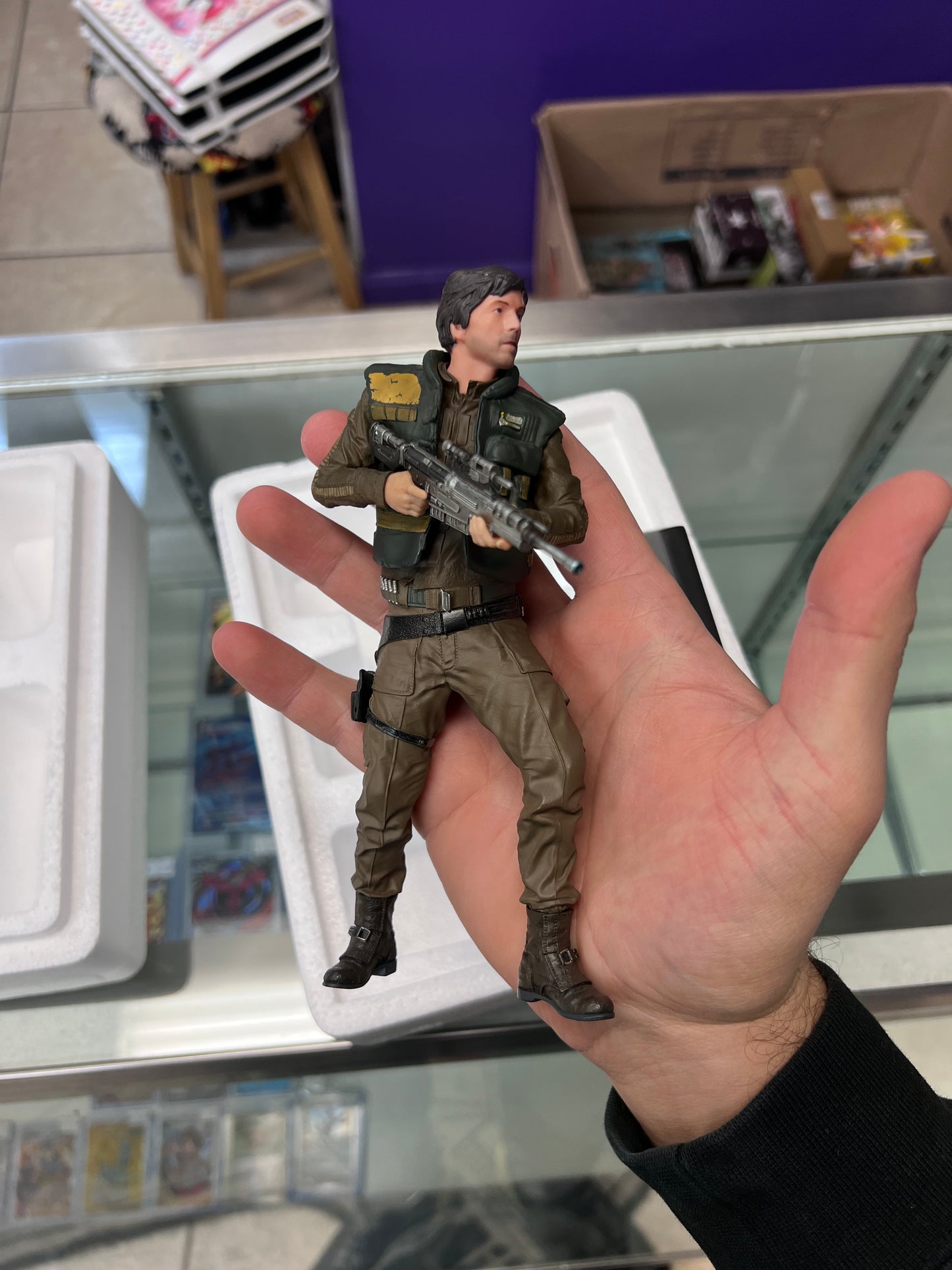 Star Wars - Cassian 1/10 Scale Polystone Statue - Iron Studios - (OPEN BOX)