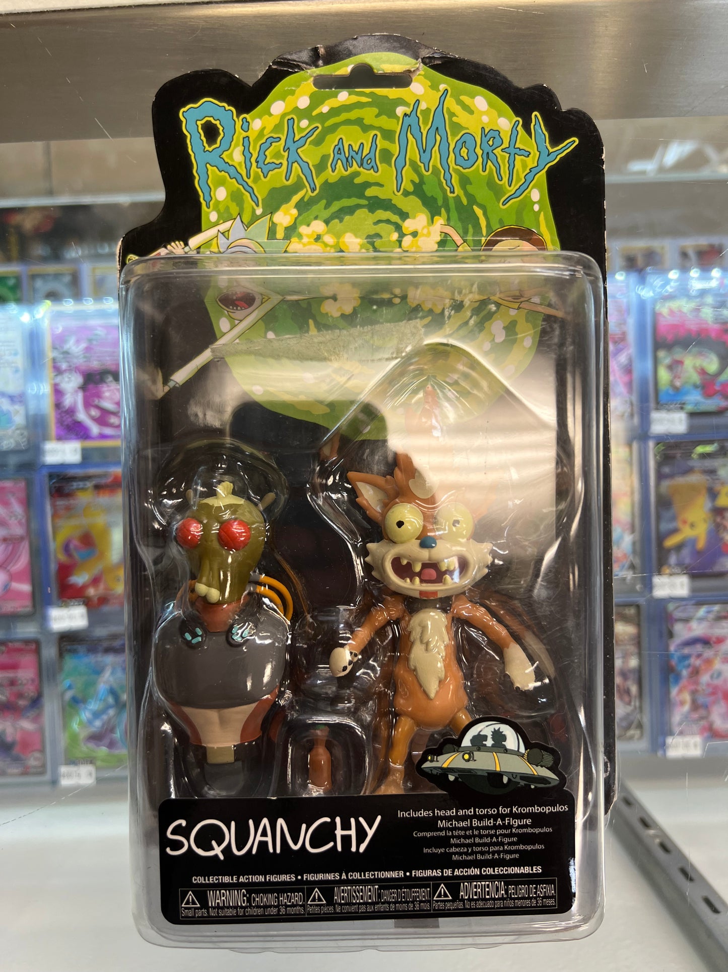 Rick and Morty - Squanchy - Action Figure - Krombopulos Michael Build a Figure Wave - 2018 - Funko