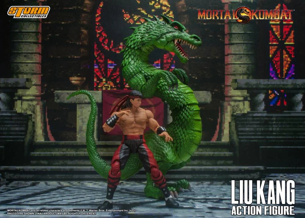 Storm Collectibles - Mortal Kombat VS Series Liu Kang and Dragon 1/12 Scale Action Figure Set (OPEN BOX)