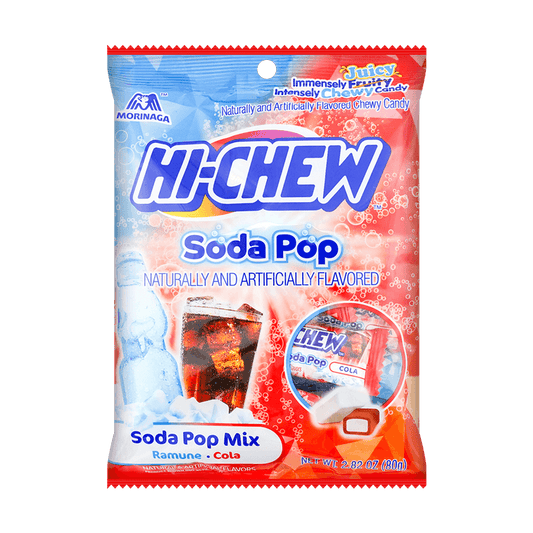 Ramune Soda & Cola Hi-Chew - Japanese Soft Candy, 2.82oz