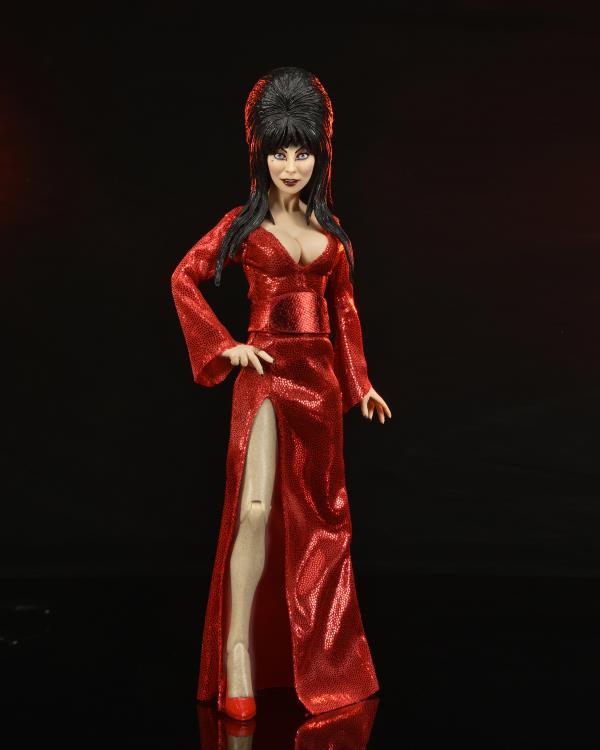 NECA - Elvira, Mistress of the Dark Elvira (Red, Fright, and Boo Ver.) Clothed Action Figure