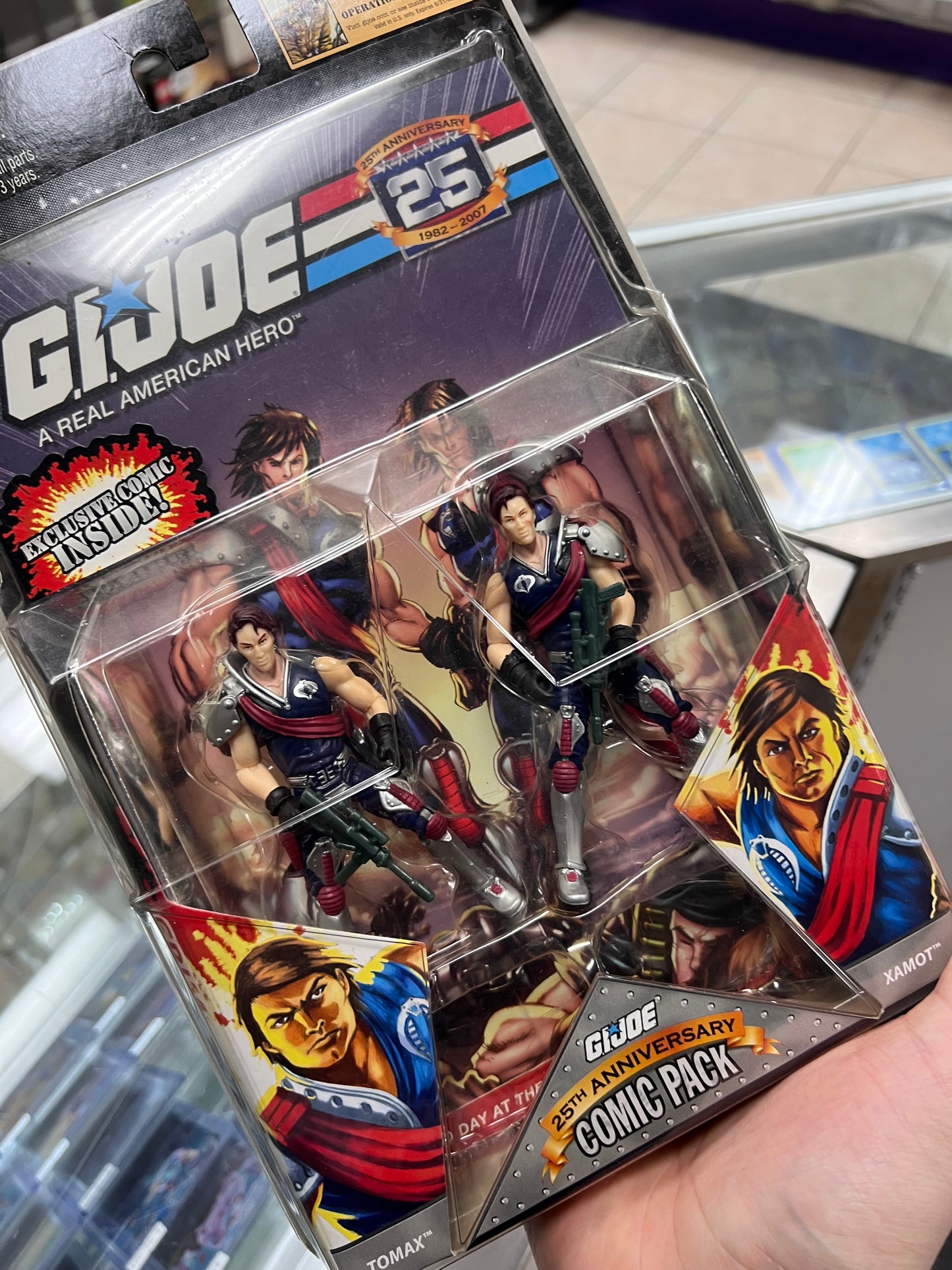 G.I. Joe 25th Anniversary Comic Pack - Crimson Guard Commander Tomax and Xamot