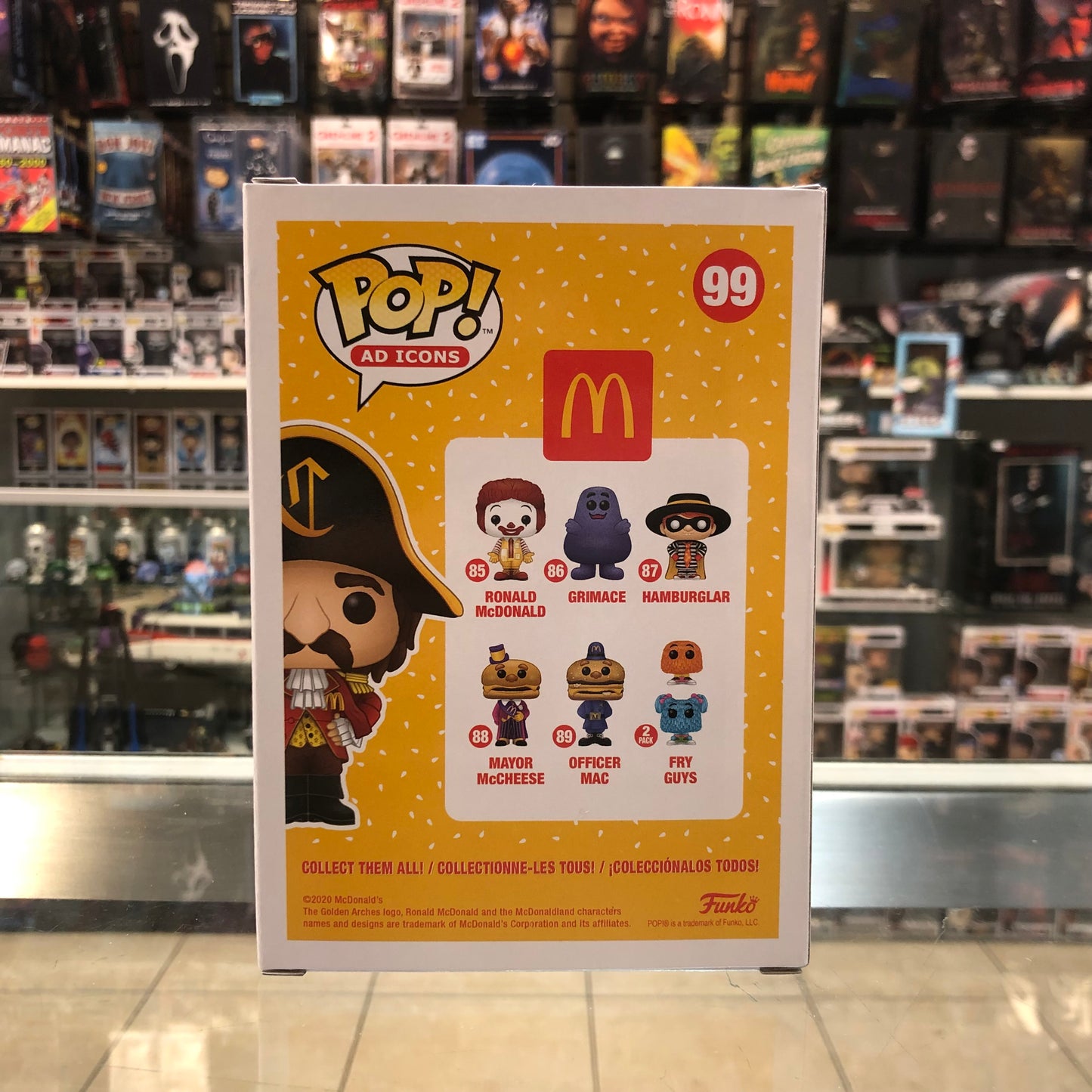 Funko Pop! Ad Icons - McDonalds - Captain Crook - NYCC Official Sticker - 99