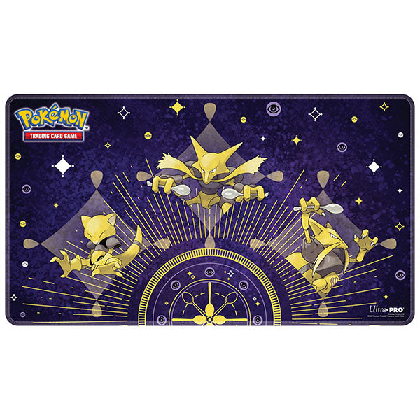 Playmat: Pokémon- White Stitched Abra Evolutions