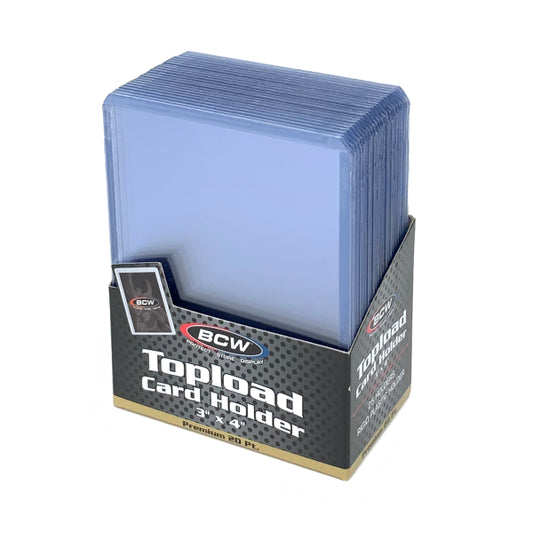 BCW - 3x4 Topload Card Holder - Premium