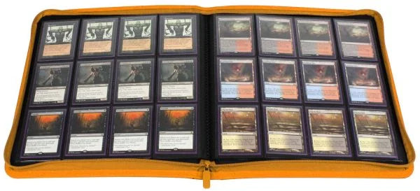 BCW - Z-Folio 12-Pocket LX Album - Orange - Binder