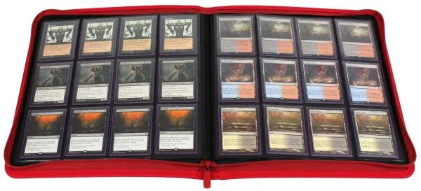 BCW - Z-Folio 12-Pocket LX Album - Red - Binder