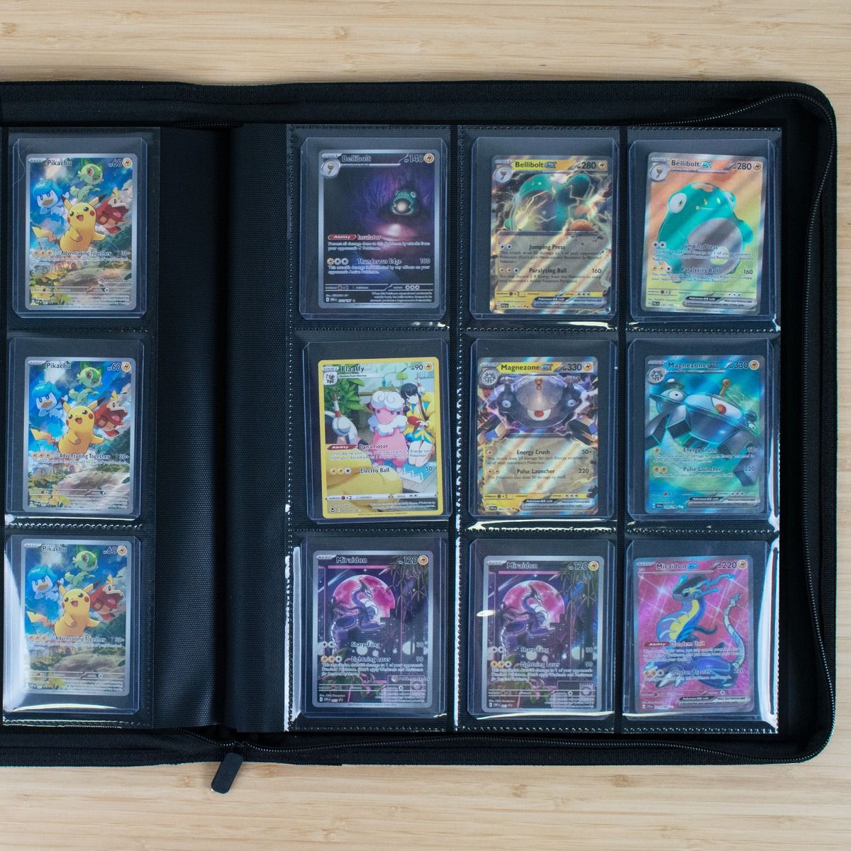 Z-Folio 9-Pocket LX Album - Toploaders - Black (BCW Supplies)
