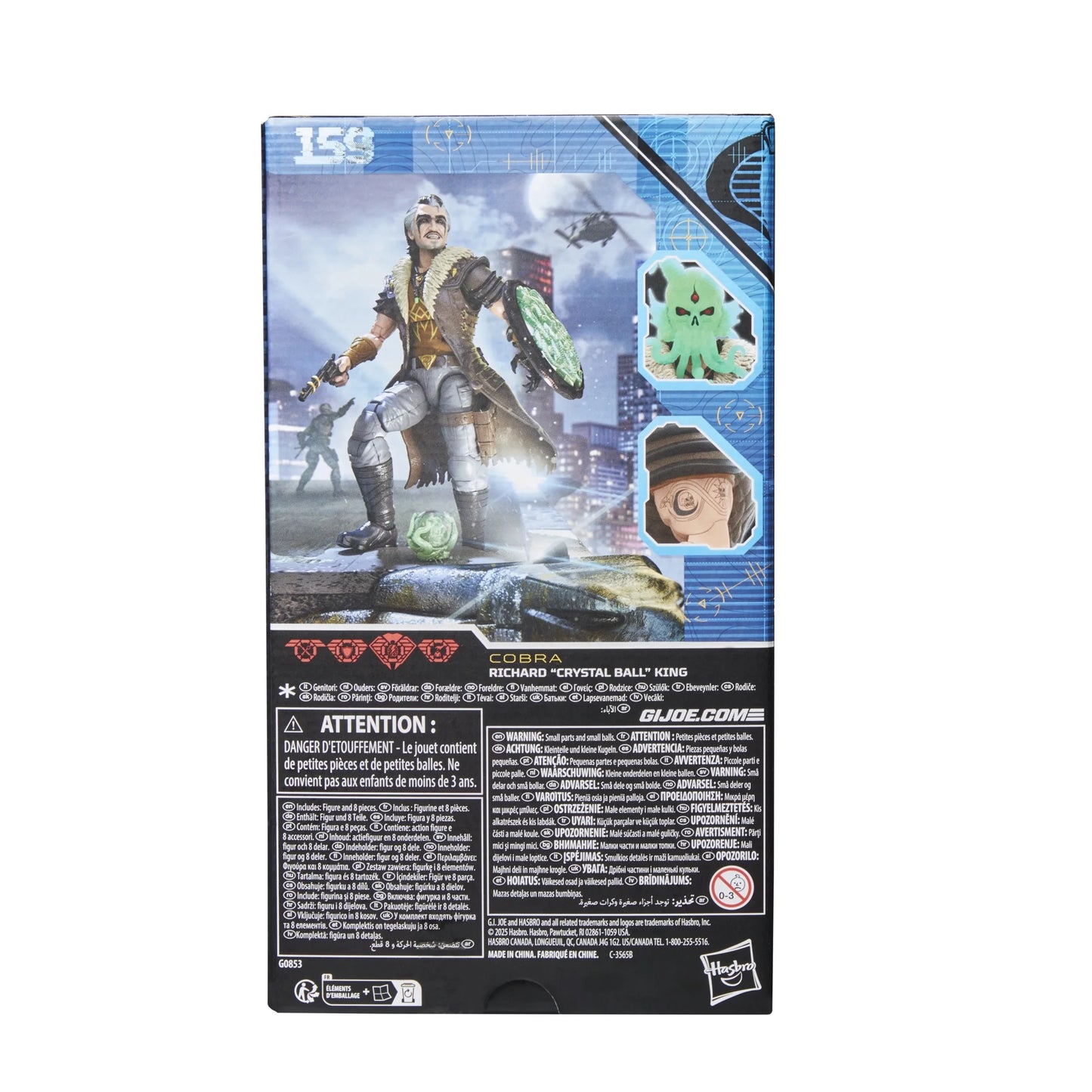 G.I. Joe Classified Series #159, Richard "Crystal Ball" King, 6" Action Figure (Walmart Exclusive)