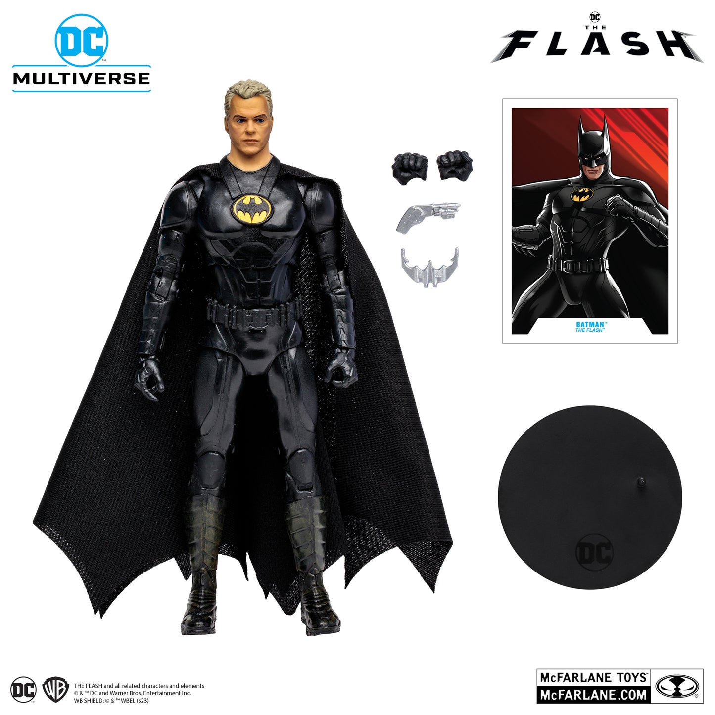 McFarlane Toys DC Multiverse - Batman Multiverse Unmasked (Gold Label) (The Flash Movie)