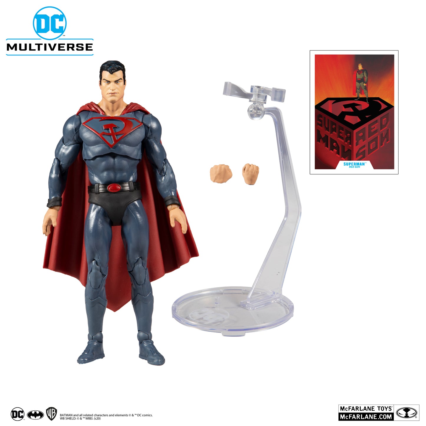 DC Multiverse - Superman (Red Son) - 7in Action Figure