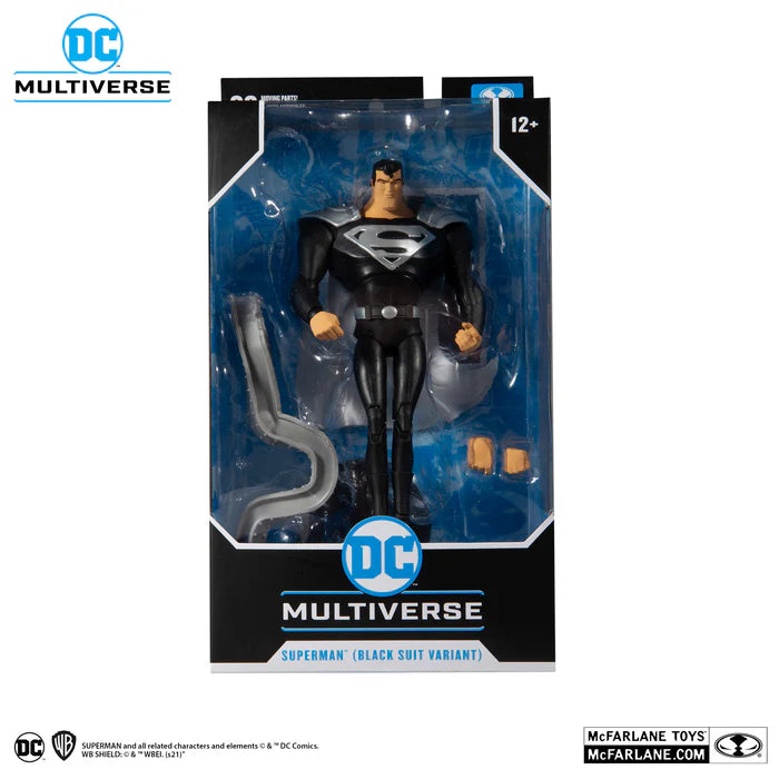 DC Multiverse - Superman (Black Suit Variant) - Superman The Animated Series - 7in Figure