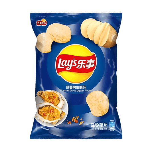 Lays - Roasted Garlic Oyster Potato Chips, 2.46oz