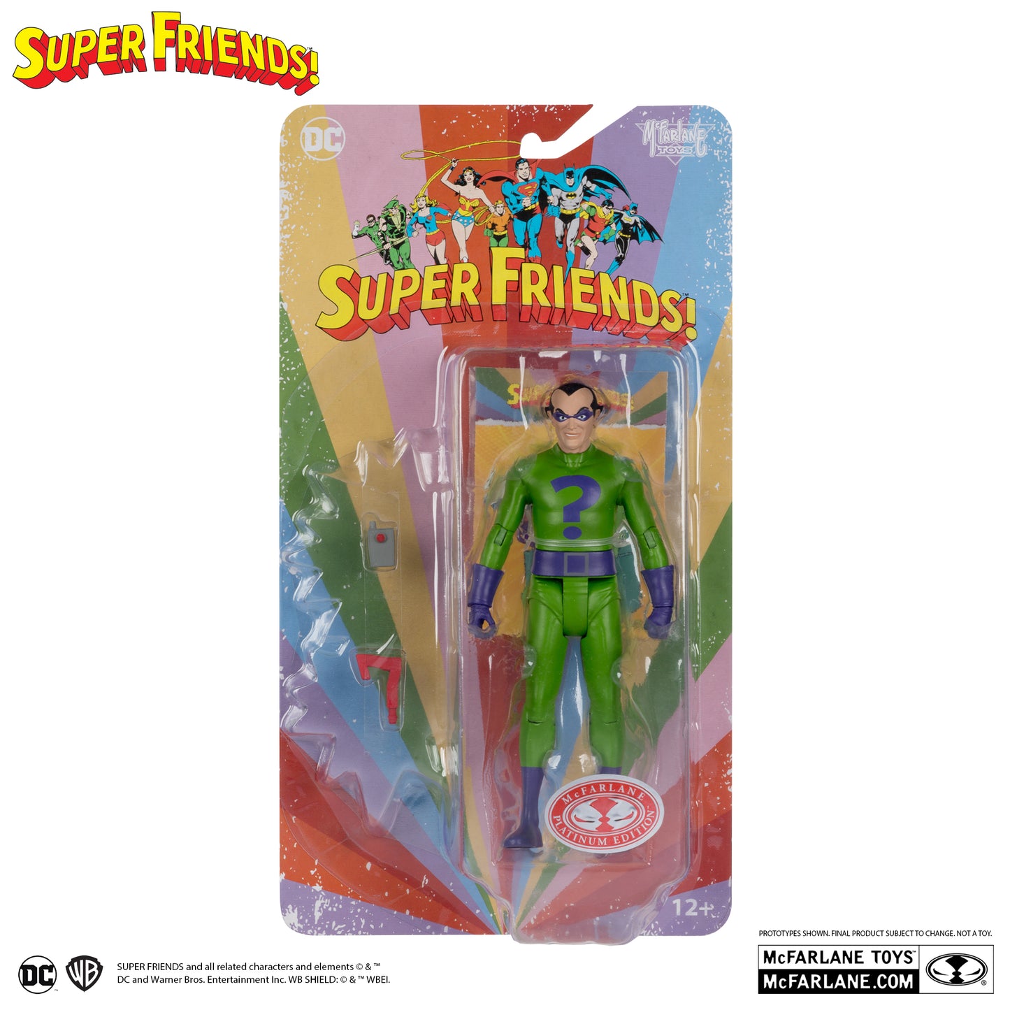 McFarlane Toys - Super Friends The Riddler (Red Platinum Edition)