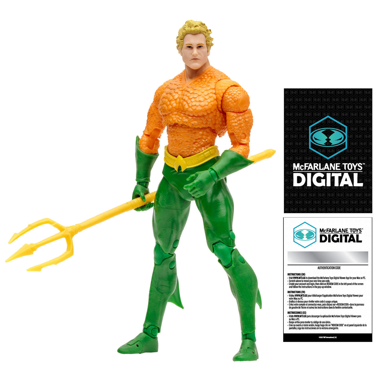 McFarlane Toys - Aquaman (DC Classic) 7" Figure Digital