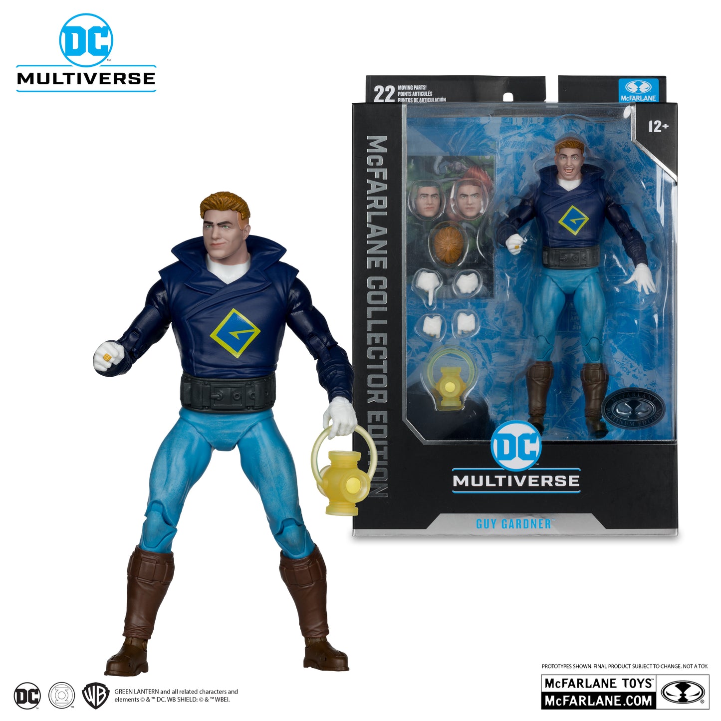 McFarlane Toys - Guy Gardner (Green Lantern Corps) McFarlane Collector Edition #32 (Platinum Edition)