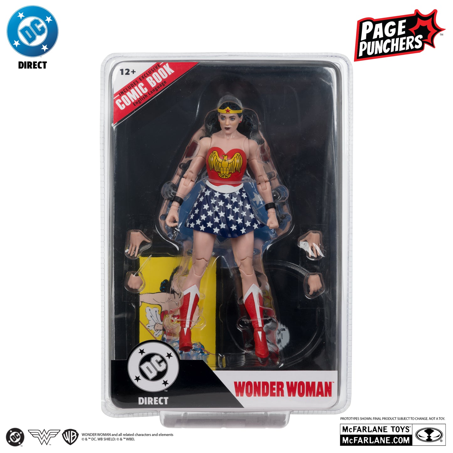 McFarlane Toys - Wonder Woman 7" Figure with Comic - DC Direct