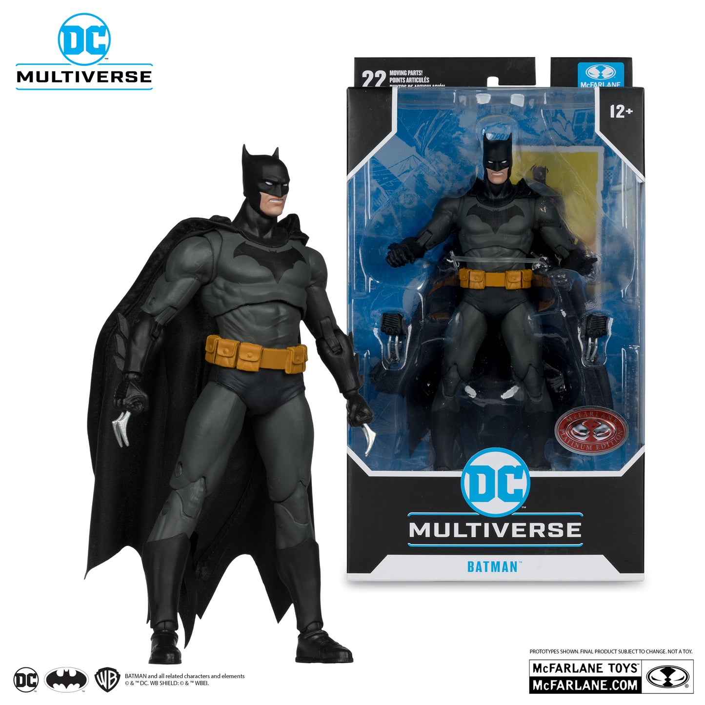 McFarlane Toys DC Multiverse - Batman (Batman: The Cowardly Lot) (Red Platinum Edition)