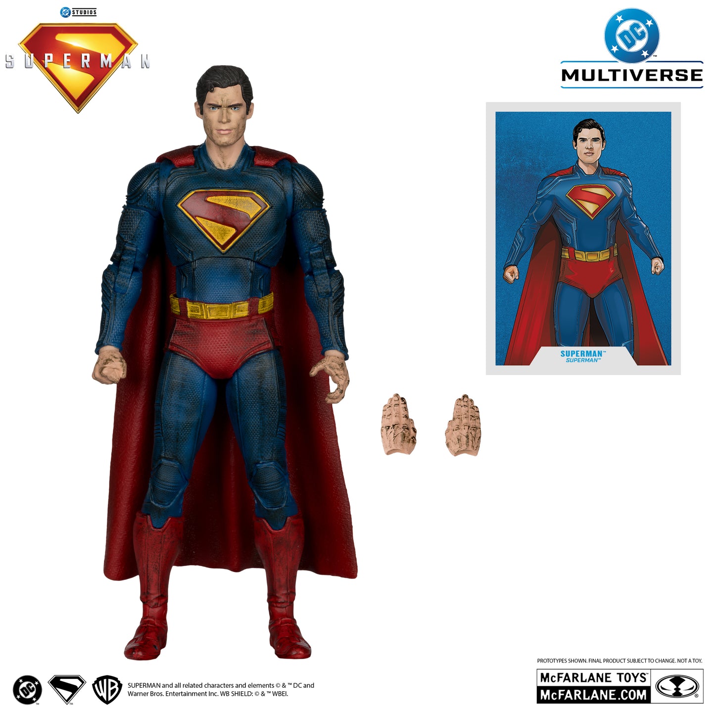 McFarlane Toys DC Multiverse - Superman Battle Damage - Gold Label