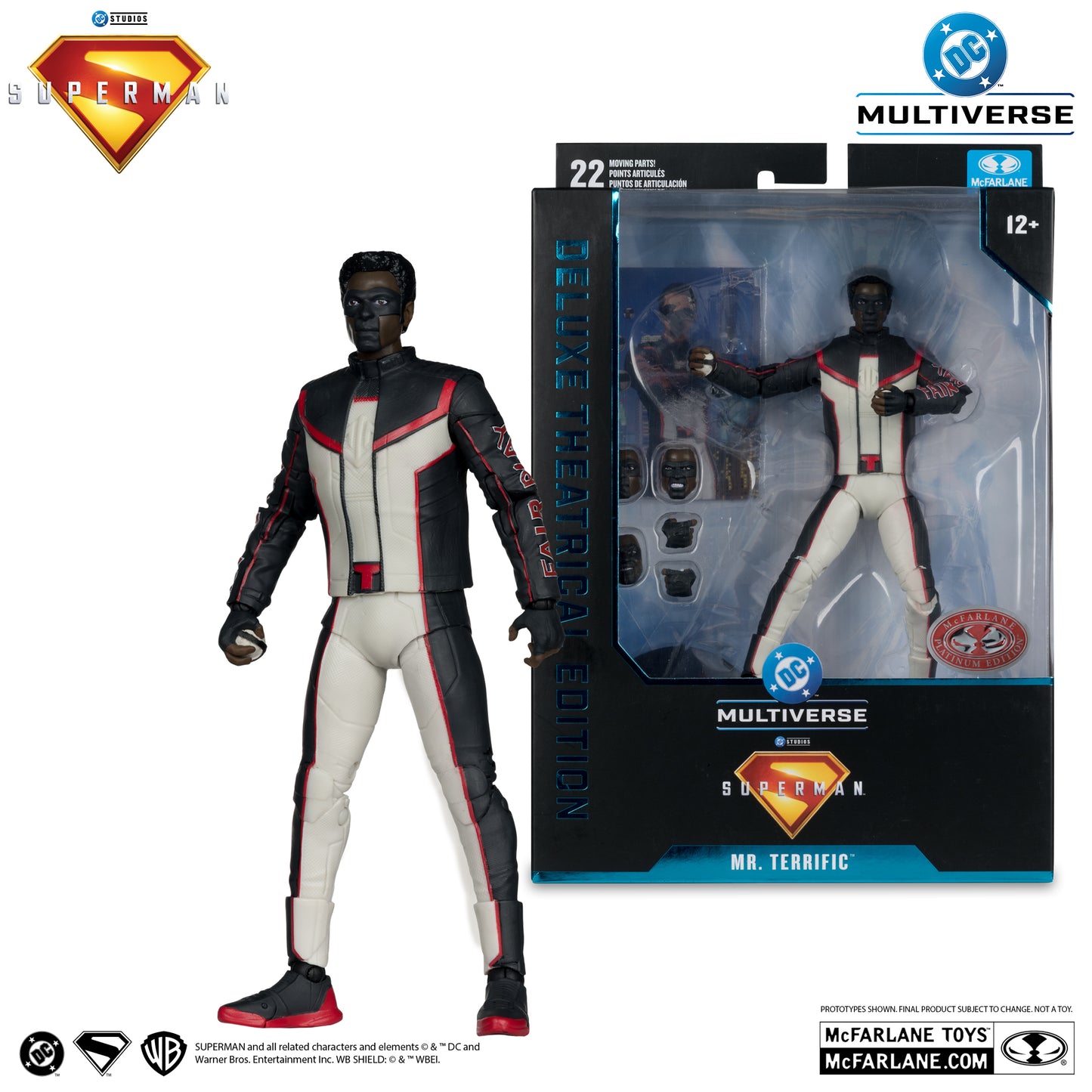 McFarlane Toys DC Multiverse - Mr. Terrific (Superman Movie) - Deluxe Theatrical Edition (Red Platinum Edition)