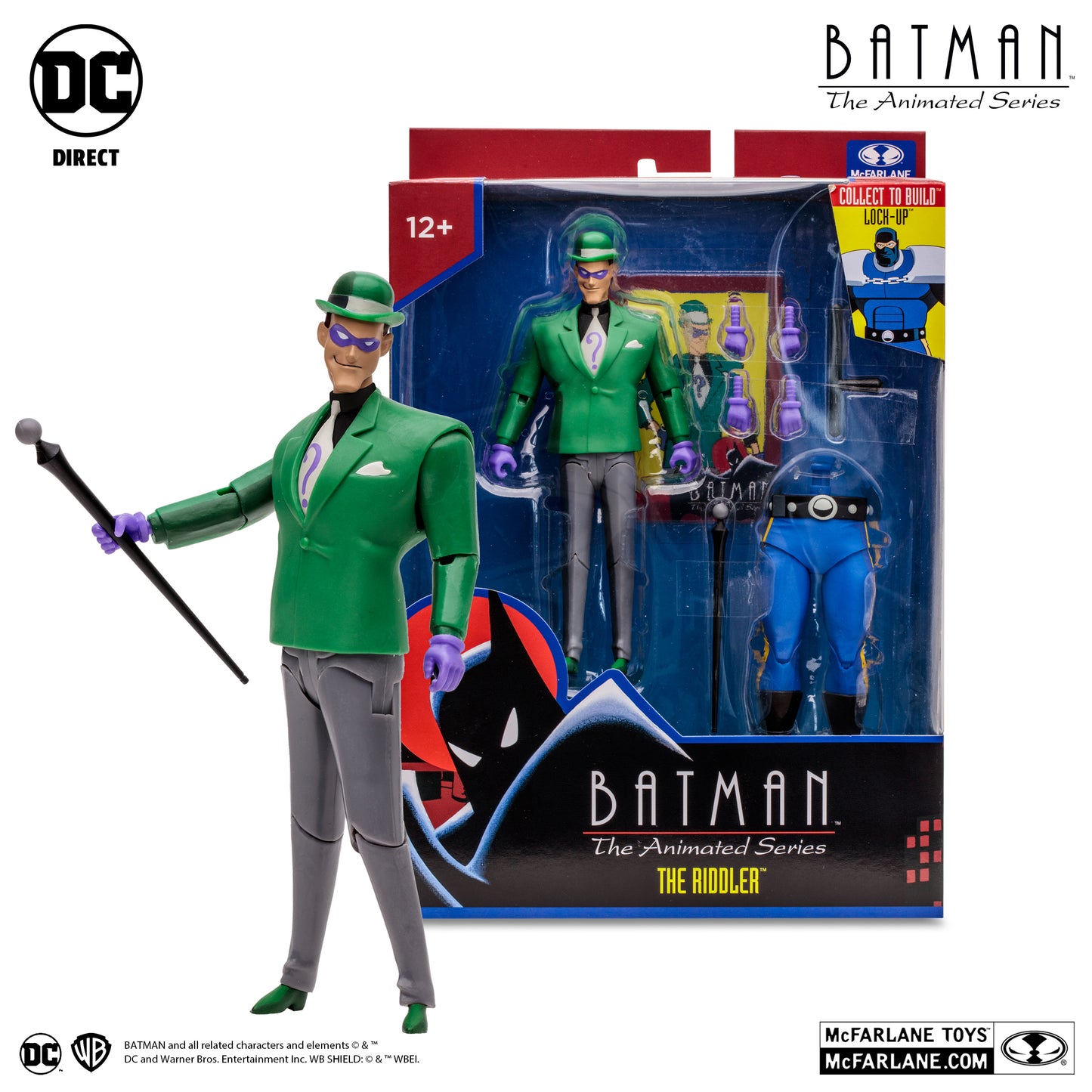 McFarlane Toys - Batman The Animated Series - The Riddler (Collect to Build Lock-up)