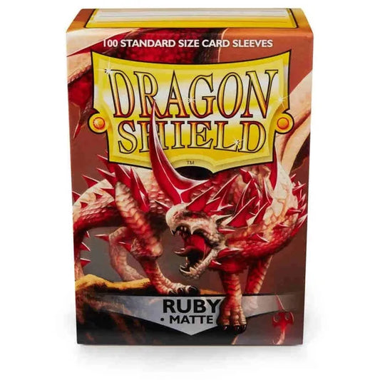 Dragon Shield Matte Sleeves - Ruby (100-Pack) - Dragon Shield Card Sleeves