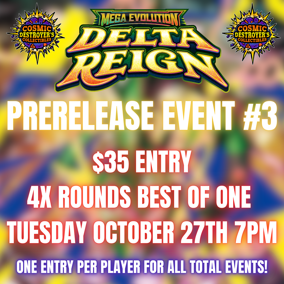 Pokemon TCG: Delta Reign Prerelease Event (YOU PICK DATE) LIMIT ONE!!!!!!!