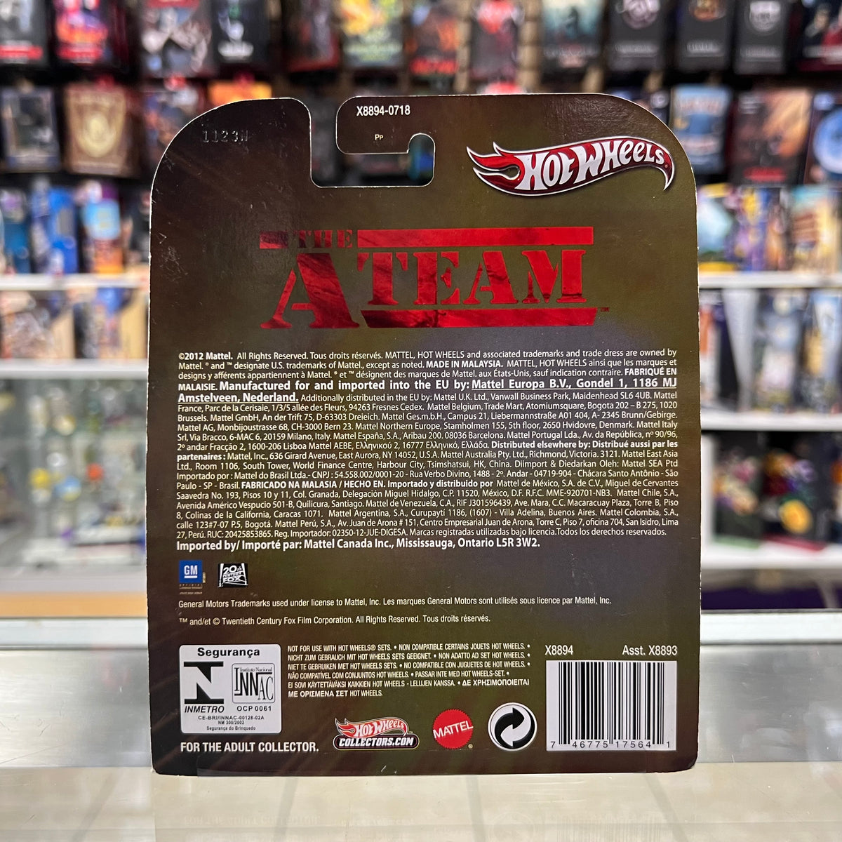 Hot Wheels - Retro Entertainment - The A-Team '80s Corvette 2012 Mattel