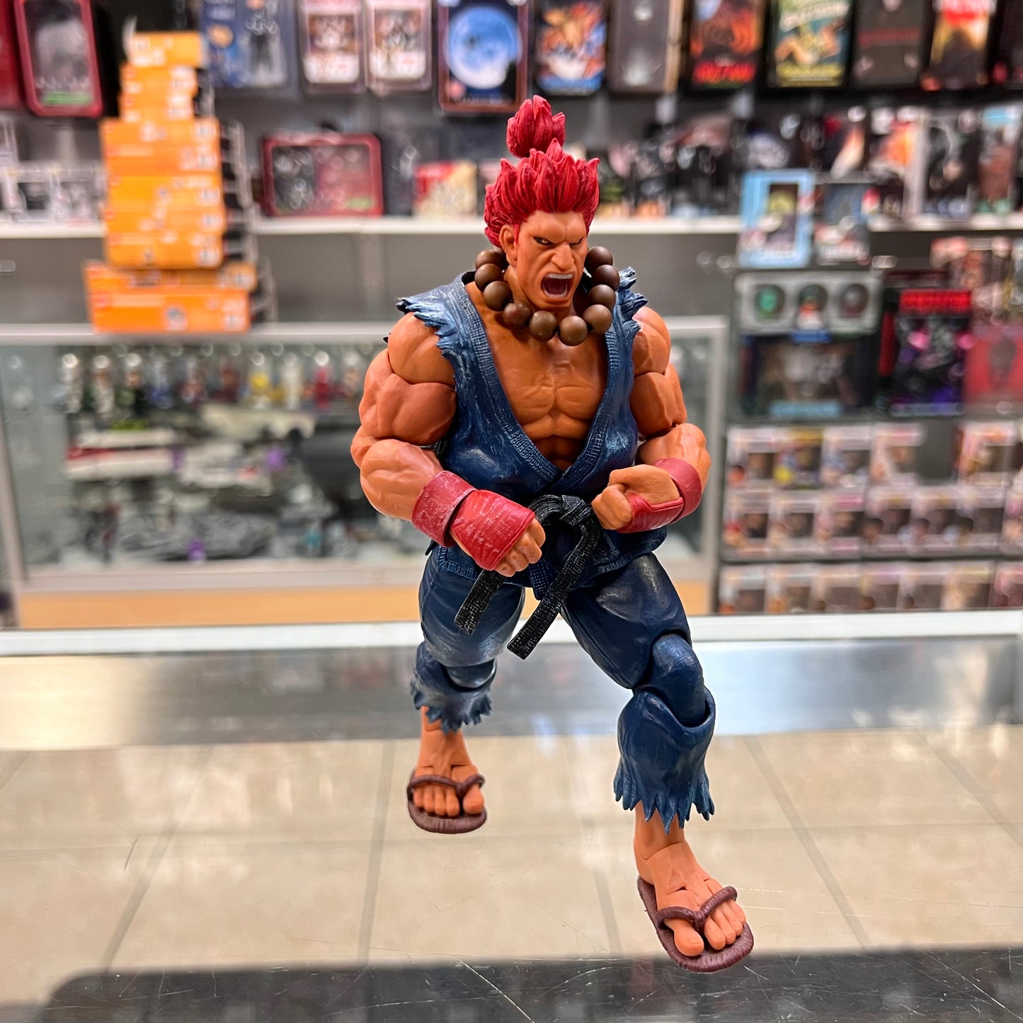 Storm Collectibles - Street Fighter V Arcade Edition - Akuma (Nostalgic Costume) 2018 SDCC - 1/12 Action Series (OPEN BOX)