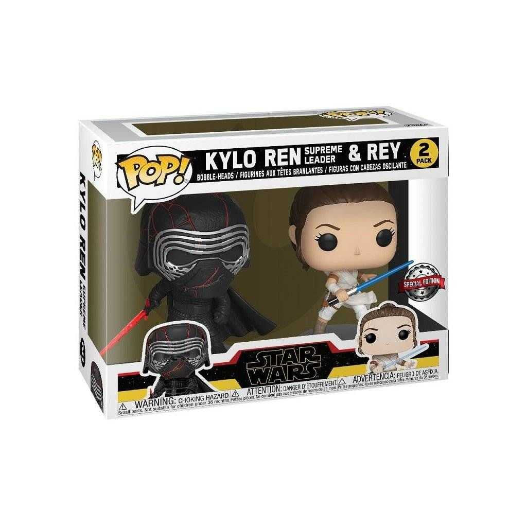 Funko Pop! Star Wars - Kylo Ren Supreme Leader & Rey - 2 pack