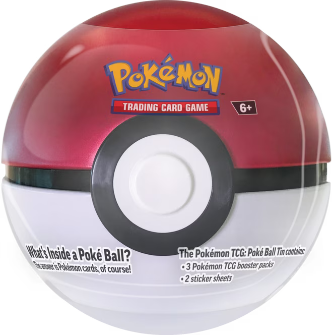 Pokemon TCG: Pokeball Tin 2024 Reprint (D25)