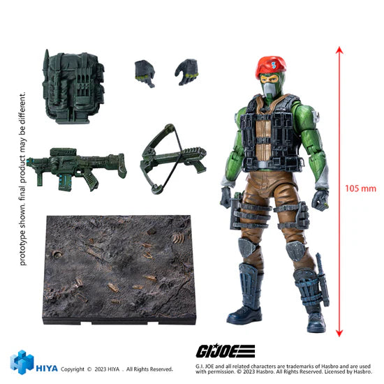 HIYA Exquisite Mini Series 1/18 Scale 4 Inch G.I.Joe Beach Head Action Figure
