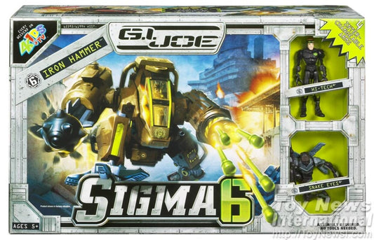G.I. Joe SIGMA 6 - IRON HAMMER with Hi-Tech & Snake-Eyes - 2006