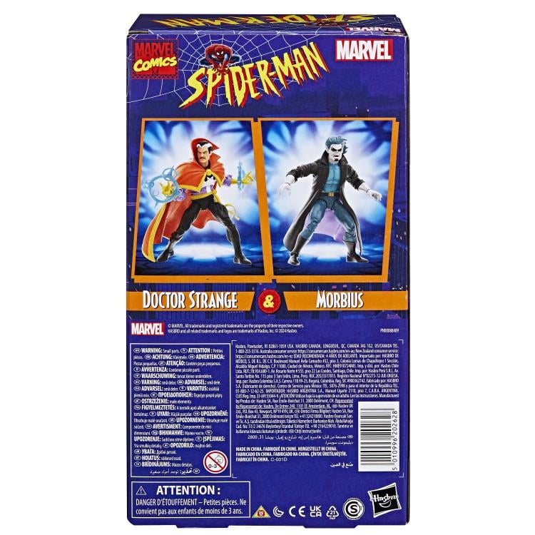 Spider-Man Marvel Legends Doctor Strange & Morbius Exclusive Action Figure Two-Pack