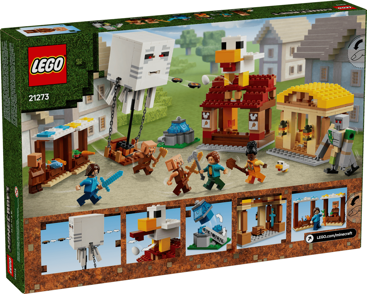 LEGO Minecraft - The Ghast Balloon Village Attack - 21273