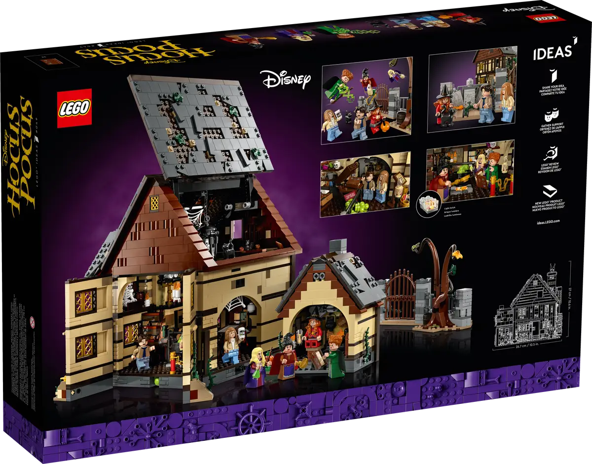 LEGO - IDEAS - Disney Hocus Pocus: The Sanderson Sisters' Cottage - 21341
