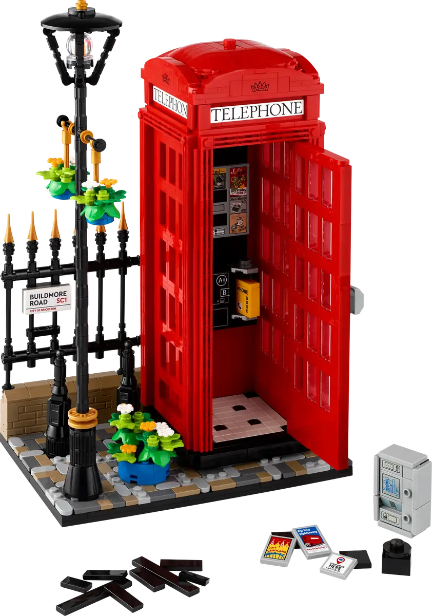 LEGO - IDEAS - Red London Telephone Box - 21347