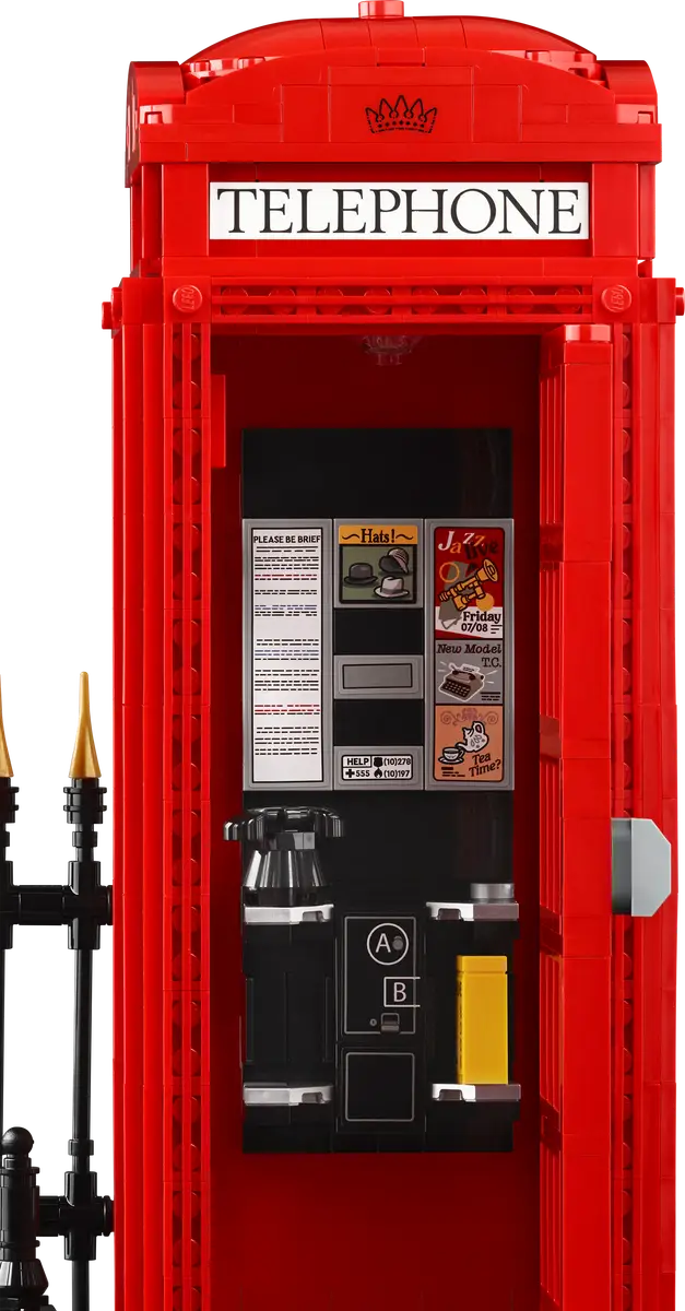 LEGO - IDEAS - Red London Telephone Box - 21347