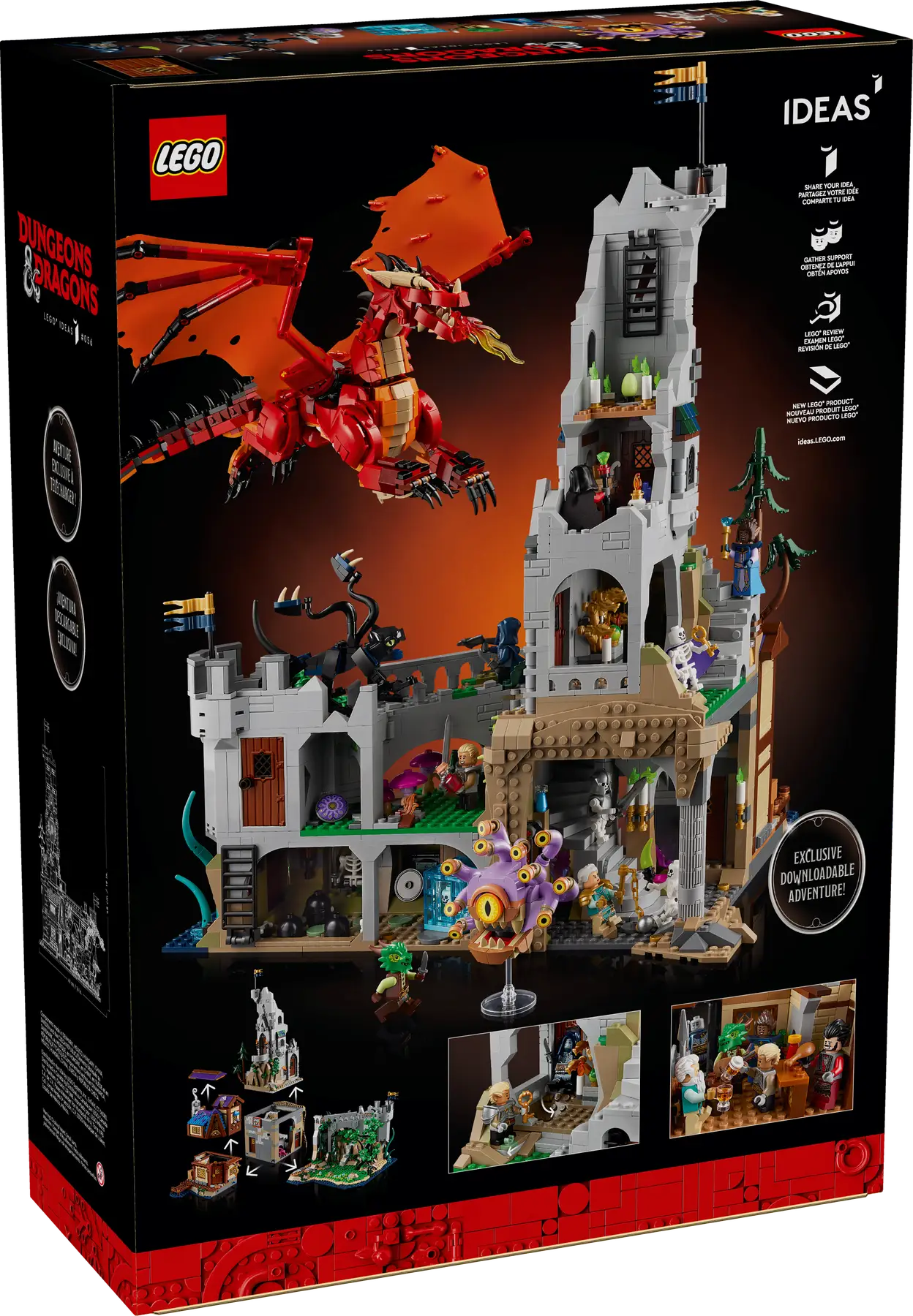 LEGO IDEAS - Dungeons & Dragons: Red Dragon's Tale - 21348