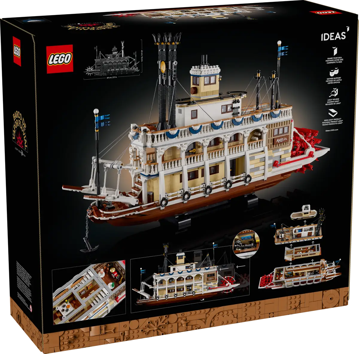 LEGO IDEAS - River Steamboat - 21356