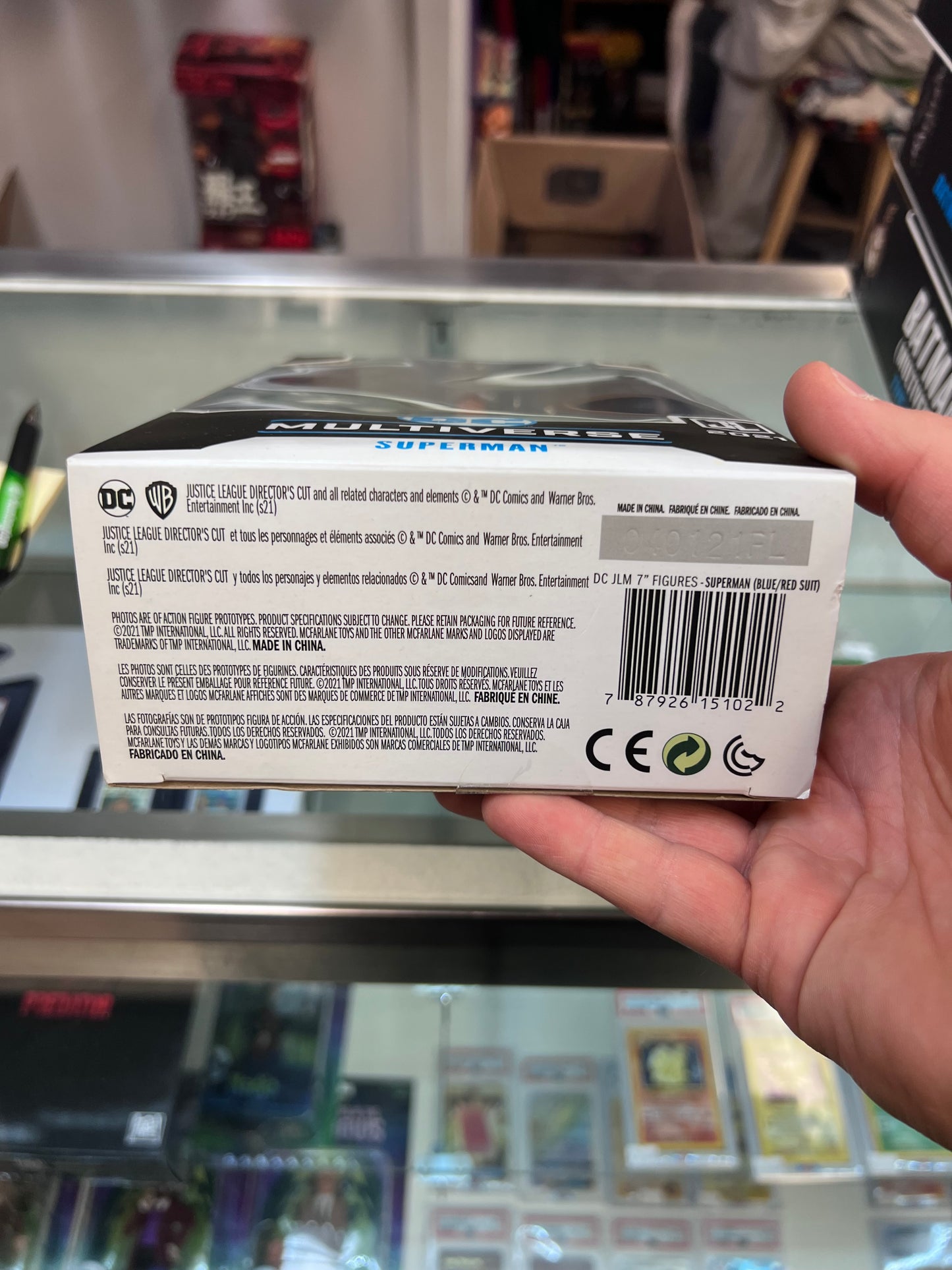 DC Multiverse - Superman (Justice League 2021)  RED , WHITE, BLUE SUIT