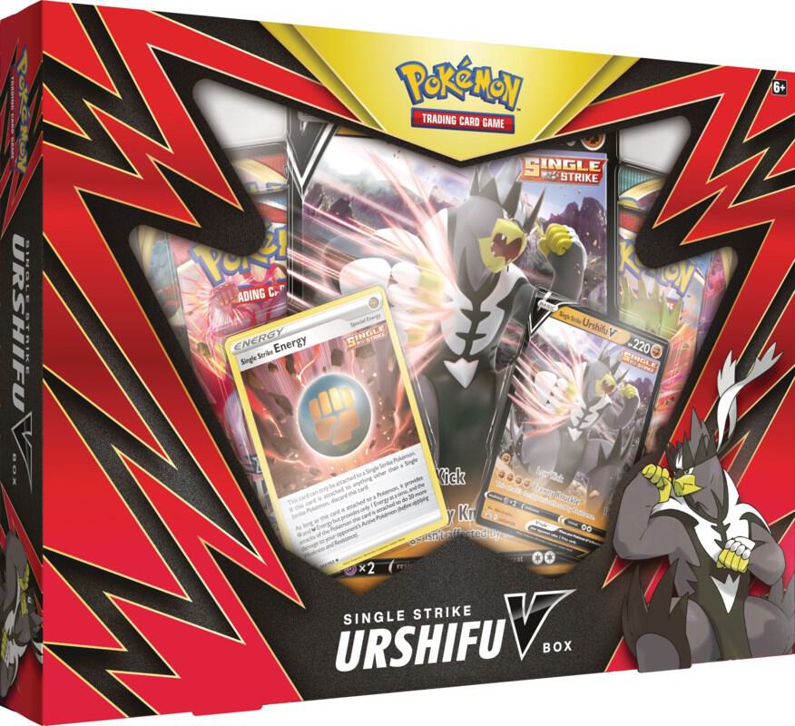 Pokémon TCG: Rapid or Single Strike Urshifu V Box - SWSH05: Battle Styles (SWSH05)
