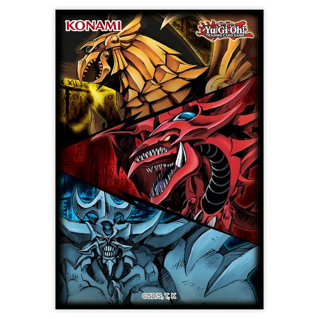 Slifer, Obelisk, & Ra Card Sleeves (50-Pack) - Konami Card Sleeves