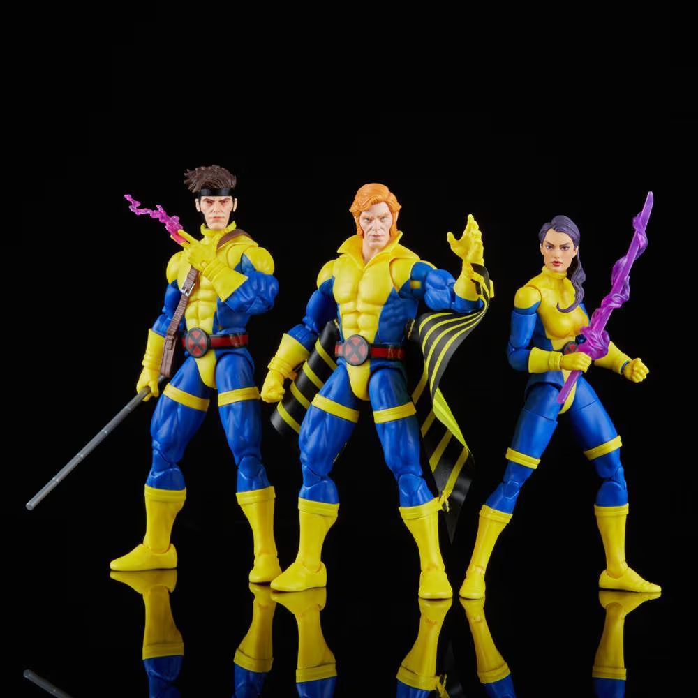 Marvel Legends Series - Marvel’s Banshee, Gambit, & Psylocke X-Men Action Figures (6”)