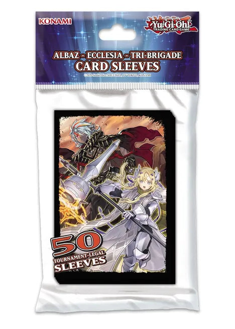 Albaz - Ecclesia - Tri-Brigade Card Sleeves for Yu-Gi-Oh! (50-Pack) - Konami Card Sleeves