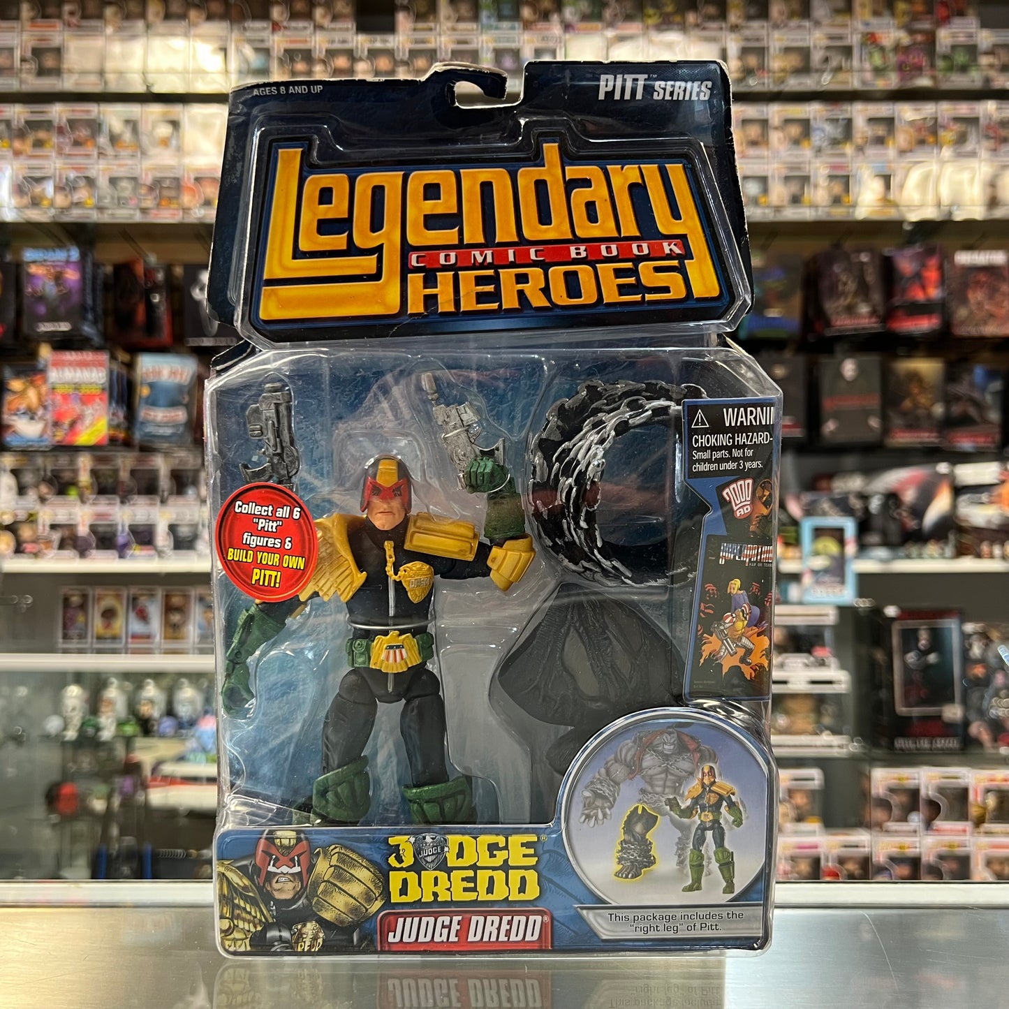 Legendary Comic Book Heroes - Judge Dredd - Pitt Series (2007) - Action Figure