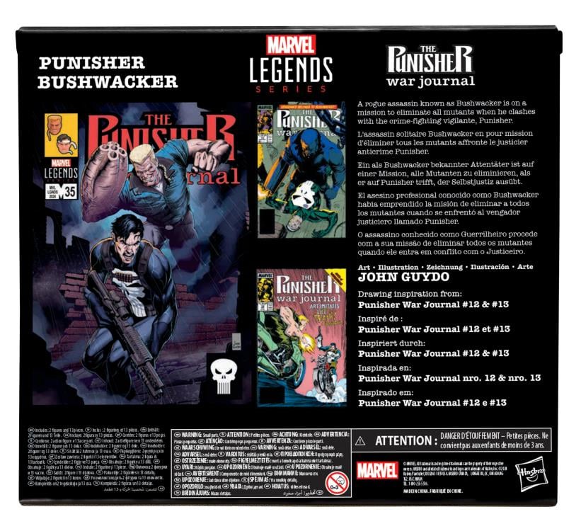 Marvel Legends - The Punisher War Journal - Punisher and Bushwacker Action Figure Two-Pack