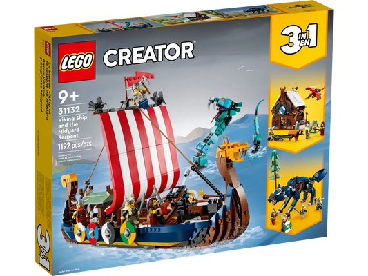 LEGO - Creator - Viking Ship and the Midgard Serpent - 31132