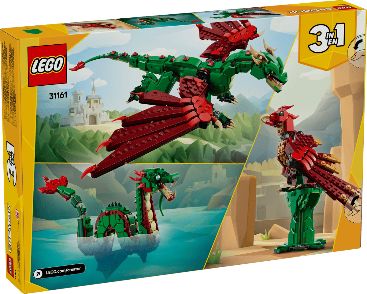 LEGO Creator 3 in 1 - Medieval Dragon - 31161
