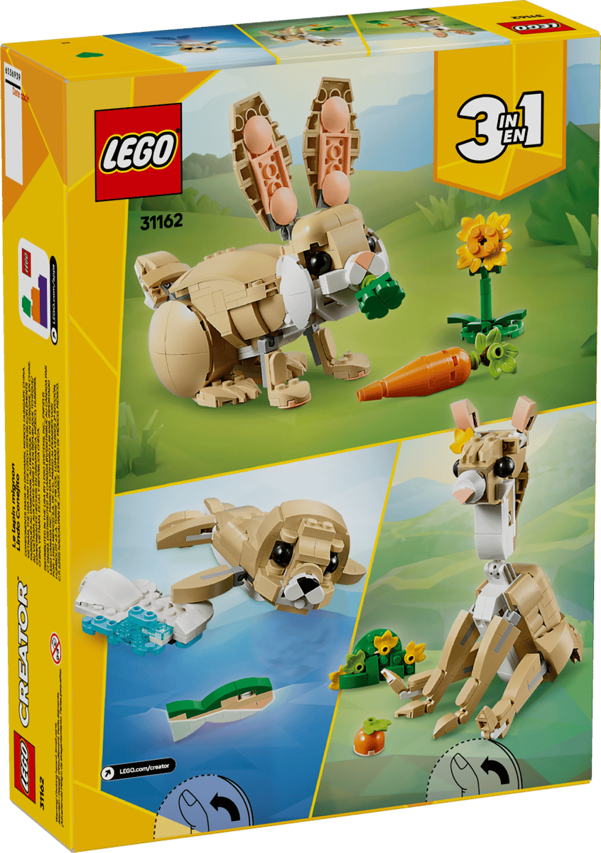 LEGO Creator 3 in 1 - Cute Bunny - 31162